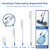 ARCTICSEA Swimming Pool Cleaning Kit with 76.5in Aluminum Pole,Pool Skimmer Net and 12.5in Extra Large Pool Brush Head and Chlorine Floater for Debris Removal in Inground and Above Ground Pools