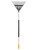 True Temper Steel Tine Leaf Rake with Hardwood/Steel Handle for Lawns, Gardening, and Dethatching, 22 Tines, Black