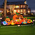 8FT Halloween Inflatable Decorations Outdoor, Halloween Decoration Outdoor Inflatable Pumpkin Combo with LED Blow Up Inflatables for Holiday Garden Yard Lawn Décor