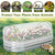 Woanger 2 Pack Garden Netting for Raised Beds with Hoops, for 4x2x1 ft