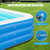 Benass Inflatable Pool for Adults, 103" x 65" x 22" Blow Up Pools, Rectangular Family Swimming Pool