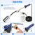 Propane Torch Weed Burner, 34" Blow Torch with Storage Bag, High Output Flame Torch with 10FT Hose, Heavy Duty Flame Weeder with Igniter for Garden, BBQ