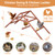 PETSFIT Wooden Chicken Roosting Bars for 10-12 Chickens, Easy Assembly