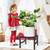 Plant Stand Indoor Outdoor, Heavy Duty Wrought Iron Pedestal Stands 2 Pack