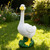 20″ Large Porch Goose Statue - Cute Resin Sculpture, Outdoor Garden Décor