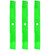 JXJKCZ 60 Inch Deck Mower Blades Fit for John Deere 7‑Iron Ztrak Z930M Z920M Z915b Z950M Z915E Z950R Z960R Z970R Z720A 757 777 Lawn Mower Replaces OEM TCU18990 (Mulching) 3 Pack