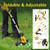 20V Electric Cordless String Trimmer, 2X 2.0Ah Battery Powered Lawn Trimmer