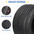 GICOOL 13x6.50-6 Tubeless Lawn Mower Tire, Riding Lawnmower Straight Rib Tread, 4 Ply