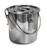 The Bincho Grill Charcoal Saver – Extinguishing Bucket (Keshizumi) for Hot Charcoal and Ash Collection, Heavy Duty Stainless Steel with Lockable Lid, 3 Gallon Capacity