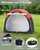 PMEIXU Bike Tent with Rain Cover, Portable Storage Shed for 2-3 Bikes