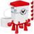 3 Gallon Chicken Waterer with 10 Chicken Water Cups, No Spill Poultry Waterer Bucket with Stand Legs, Hooks and Screws, Chicken Water Feeder for Coop, Ducks, Hens, Farm (Red, Auto-1pcs)