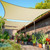 ShadeMart 10' x 16' Beige Rectangle Shade Sail for Backyard