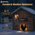 Solar Automatic Chicken Coop Door, 6-Mode Programmable Remote, HD Screen