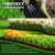 Adnee 140'' x 5.5" Double Sided Rubber Mulch Roll, Black Recycled Rubber Mulch Walkway,Permanent Garden Edging Barrier Mat for Landscaping,Plants,Vegetables and Flowers
