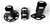 Zombiebox Portable Generator Exhaust Extension Silencer Kit | Exhaust Extension System | 3 Adapters Included | Reduced Noise | High Efficiency | Fits ALL Portable & Backup Generators | U.S. Company