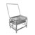 Ergocar Charcoal Grill Outdoor Multi-Function Portable Rotatable Adjustable Height 4-Tier Charcoal Tray Ideal For Outdoor Smoking, Picnics, Camping Barbecues