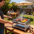 Ergocar Charcoal Grill Outdoor Multi-Function Portable Rotatable Adjustable Height 4-Tier Charcoal Tray Ideal For Outdoor Smoking, Picnics, Camping Barbecues