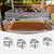 Ergocar Charcoal Grill Outdoor Multi-Function Portable Rotatable Adjustable Height 4-Tier Charcoal Tray Ideal For Outdoor Smoking, Picnics, Camping Barbecues