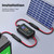 10Amp 12 Volt MPPT Solar Charge Controller, Bateria Power Intelligent Portable Solar Panel Controller, Max PV 150W 30Voc Solar Regulator for Gel AGM Lead-Acid, Lithium LiFePO4 Battery (SunRock 10)