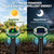 2026 Mole Repellent Solar Powered, Ultrasonic Gopher Vole Repeller for Yard, Mole Stakes Deterrent for Vole Groundhog Chipmunk Snake, Rodent Repeller Outdoor for Lawns Gardens Farms (8)