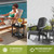 LEJANEOYE Outdoor Coffee Table,2-Tier Bamboo Adirondack Outdoor Side Table