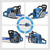 2-cycle 62CC Chainsaw Saw Gas Powered 20" Chain Saws Cordless Petrol Saw Handheld Chainsaw for Cutting Wood Trees Branches(6220G)