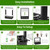 HEDETM 15 Pods Hydroponics Growing System Indoor Garden with LED Grow Light