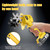 Muylux 20V Cordless Tiller Cultivator for Gardening, Electric Garden Tiller with Battery & Charger, Garden Rototiller for Lawn Gardening Soil Cultivation, 2 Batteries