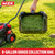 MZK 20V 13-Inch Electric Lawn Mower, Compact Brushless Mower, Red