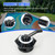 loosoo 272531 Hi-Flow 6-way Multiport Top Valve Compatible with Pentair Sand Dollar Pool and Spa Sand Filters, 1-1/2 inch Clamp Style Valve, Replace 262504 262505 262506