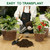 OUPSAUI 35 Pack 4/6/8/10/12 Inch Clear Nursery Pots with Drainage Hole, Clear Large Plastic Pots for Plants, Transparent Variety Seedling Planter for Vegetable Flowers Fruits