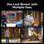 DeForce Electric Leaf Blower, for Dewalt 20V Max Battery, Cordless Battery Powered Blowers for Lawn Care, 4 in 1 Blower/Vacuum/Inflator/Deflator, 3 Speed Modes, 190 MPH, 3 Nozzles(Bare Tool Only)