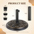 SimpleLux 19.8 Lbs Round Umbrella Stand, Heavy Duty Weighted Base for Outdoor Market Parasols, Stable Holder for Patio Deck Lawn Garden Poolside, Bronze