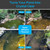 AquaMiracle Pond Filter with Fountain Kits & Remote Control LED Lights