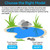 AquaMiracle Pond Filter with Fountain Kits & Remote Control LED Lights