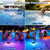 Solar Pool Floating Lights: Solar Powered LED Lights with Remote