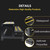 RV 2 Step Aluminum Hot Tub Step Spa Step-Heavy Duty Metal Indoor/Outdoor High Riser Half Step - Non-Slip All Weather Top & Feet Mobility Assistance -Patent Pending