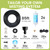 Eledom 85FT Mister for Outside Patio Misting Cooling System, 85FT (26M) Misting Line+26 Brass Mist Nozzles+Water Filter, Outdoor Mister System for Garden Greenhouse Trampoline Waterparke