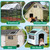 Solar Fan with Battery & Timer for Chicken Coop, Greenhouse & Shed