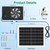 Solar Fan with Battery & Timer for Chicken Coop, Greenhouse & Shed