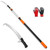 BCJCLTS 26FT Reach Pole Saw, Manual Pole Saw with 5-20FT Extension Pole