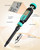 Tadeto Soil pH Tester, High Accuracy Digital pH Meter for Soil, Garden, Water, Plants, Solution and Food, Soil pH Test Kit with Thermometer LCD Display, Calibration Powder and Alloy Protective Cap