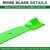 942-04417 02005017 High Lift Blades for cub cadet 48 inch mower blades