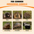Kopplvn Mole Repellent, Gopher Repellent for Lawn, Groundhog Deterrent-16P
