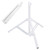 Beach Umbrella Stand Base,Portable Foldable Sun Umbrella Stand White Triangular Iron Support Base for Patio Beach Garden Camping Fishing Outdoor Sunshade Stand