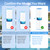 FOIRCEADAL CCP520 Pool Filter Cartridges Replacement for Pentair Clean & Clear Plus 520, Replace Pleatco PCC130, Pentair R173578, 817-0143, C-7472, FC-1978, 4×130 Sq. Ft, 4 Pack