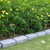 Landscape Edging Stone for Lawn Edging,12 Pack 24 Bricks 15.5FT Kit
