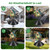 Smart Bird Feeder Pole with Squirrel Baffle & Bath-Heavy Duty Adjustable 3-6.6ft Universal Stand Mount for Backyard&Outdoor Bird Houses/Cameras (80" Pole-Baffle)