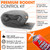 Rodent Barrier Kit 3PCS Steel Wool+3PCS Spray Foam Hole Filler Mice Control