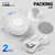 Barrina OG03C Rechargeable Puck Grow Light, 5200mAh, 4000K, 2 Packs, White